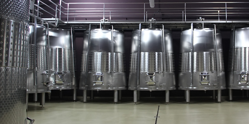 High tech winemaking proccess
